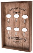 Drewniany wieszak na klucze Vintage Home, 20 x 30 x 3 cm