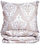 Pościel satynowa Gold Line 160x200 Vievien beżowa GRENO