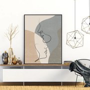 Plakat - Pocałunek artysty (A4)