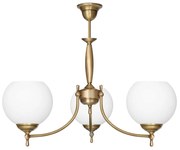 Złoty żyrandol do klasycznego salonu QC-S3A