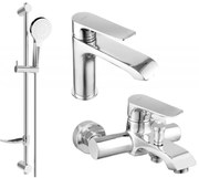 Mexen Pecos DF05 zestaw wannowy, chrom - 72703DF05-00