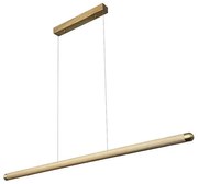 LED Żyrandol na lince LED/22W/230V 4000K 120 cm popiół/solidne drewno