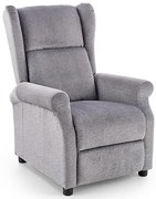 Popielaty fotel masujący - Nika 3X