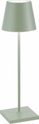 Lampa stołowa LED Poldina Pro Sage Green, akumulatorowa i ściemnialna, do 12 h pracy, do użytku zewnętrznego, IP65