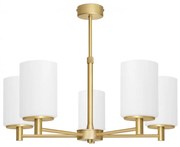 Złoty regulowany nowoczesny żyrandol KR-S5AR