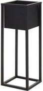 Nowoczesny kwietnik do salonu, kwadratowy, 60 cm