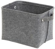 Szary filcowy koszyk Compactor Felt Basket, 29x24 cm