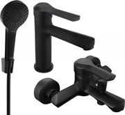 Mexen Sabre R05 zestaw wannowy, czarny - 72103R05-70