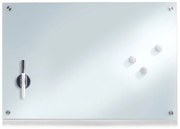 Szklana tablica magnetyczna MEMO + 3 magnesy, 60x40 cm, ZELLER