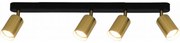 Oświetlenie punktowe KONCEPT 4xGU10/35W/230V czarny/złoty