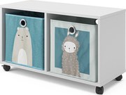 Półka dla dzieci biały 72x30.8x42.4