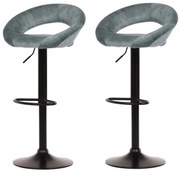 Zestaw krzeseł barowych AUB-822 BLUE4, 2 szt.