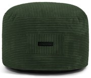 Zielony sztruksowy puf Om 60 – SLOWDOWN