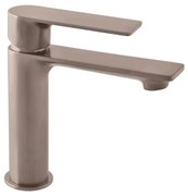 RAV Slezák NL126.0MGK - Bateria umywalkowa NIL 16,2 cm, szczotkowane wykończenie w kolorze szarym