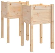 Zestaw sosnowych donic ogrodowych C9-G13