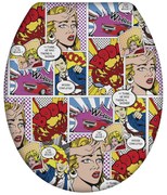 Deska sedesowa Pop-Art - Duroplast, wolnoopadająca, WENKO