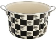 Orion Emaliowany garnek Szachownica Lem, 6,5 l,średnica 26 cm, śred. 26 cm