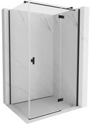Mexen Mist-H T kabina prysznicowa uchylna prawa 115 x 85 cm, transparent, czarna - 8A5T-115-085-70-00-P