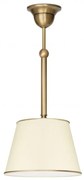 Mosiężna lampa wisząca z małym abażrem YA-S1M20