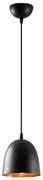 Lampa wisząca na przewodzie TATTOO 1xE27/40W/230V śr. 16 cm czarna