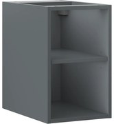 Mexen Box-A szafka otwarta z półką 30 cm, grafit mat - 91AX2-0300-470-0-66