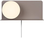 Nordlux - Kinkiet z półką LILIBETH 1xE14/25W/230V brązowy