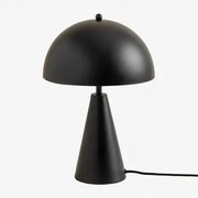 Żelazna Lampa Stołowa Jaliya Czarna - Sklum