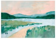 Obraz 70x100 cm Gouache Lake – Styler