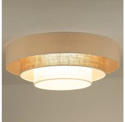 Duolla - LED Plafon LUNETA LED/26W/230V śr. 60 cm 4000K rattan/beżowy