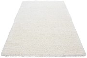 Dywan shaggy jednokolorowy krem 60 cm x 110 cm