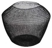 Czarny metalowy abażur do świec NERRAH BLACK