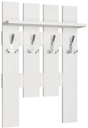 Pionowy Wieszak Biały Ścienny Do Przedpokoju C9-M07