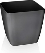 Flower Lover Osłonka na doniczkę Quadrato Easy antracyt, 22 cm