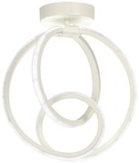 Biała metalowa lampa sufitowa LED Neo – Squid Lighting