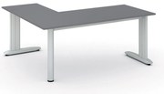 Narożne biurko PRIMO FLEXIBLE, 180x160 cm, grafit