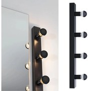Paulmann 80099 - 4xE14/40W IP44 Łazienkowe oświetlenie lustra REGULA 230V czarny