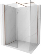 Mexen Kioto ścianka prysznicowa Walk-in 170 x 80 cm, transparent, różowe złoto - 800-170-202-60-00-080
