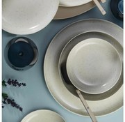 Zestaw obiadowy 18 szt. beżowy/porcelana