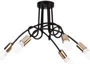 Lampa Paradise 5  APP518-5C Czarna