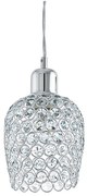 Eglo 94896 - Żyrandol kryształowy BONARES 1 1xE27/60W/230V
