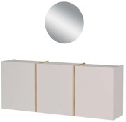 Kremowy zestaw do przedpokoju 138x200x27 cm Libbiano – Germania