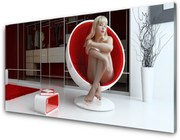 Obraz Akrylowy Pokój Naga Kobieta