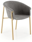 Krzesło tapicerowane K489 szare HALMAR