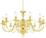 Złoty żyrandol świecznikowy - EX171 F7-C37