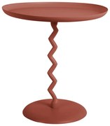 Metalowy okrągły stolik ø 40 cm Zig Zag – Leitmotiv