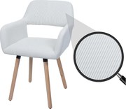 Krzesło do jadalni MCW-A50 II,  kremowo-białe