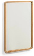 Lustro z drewnianą ramą ścienne 45x70 cm Shamel – Kave Home