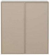 Kremowa szafa modułowa z litego drewna sosnowego 100x110 cm Daily – vtwonen