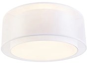 Nowoczesna lampa sufitowa biała 50 cm 3-światła - Drum Duo