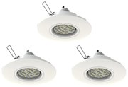 Eglo 78704 - ZESTAW 3x LED Oprawa wpuszczana PENETO 1xGU10/3,3W/230V biały